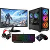 Bild von VIST Gaming PC Komplett Set Ryzen 5 3600 RX 7600 64GB SSD 1TB WIFI W11 LCD 24''