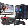 Bild von VIST Gaming PC Komplett Set AMD Ryzen 5950X RTX 5060 64GB SSD 1TB WiFi W11 LCD 27"