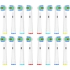 Bild von Ersatzbürsten Oral-B kompatibel 3D White 16 Stück Whitening Aufsätze