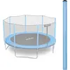 Bild von Trampolin-Oberpfosten mit Outdoor-Netz, 2,4-4,6 m, blau, Neo-Sport