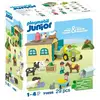 Bild von PLAYMOBIL Junior Bauernhof mit Traktor und Tieren 71656, Figuren, Lernspielzeug für Babys und Kinder ab 18 Monaten