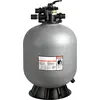 Bild von Sandfilteranlage - Pool Sandfiltersystem - Filterkessel 600 mm - Durchfluss 246 L/min - Mehrwegeventil 7-Wege, Rückspülen, Spülen & Umwälzen - Für Aufstellpools