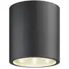 Bild von Lucande LED-Deckenleuchte Meret, rund, anthrazit, Metall