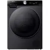 Bild von Hisense 7S Freistehender Wäschetrockner mit Wärmepumpe, 10 kg, Freistehend, Frontlader, Wärmepumpe, Schwarz, Tasten, Drehregler, Touchsteuerung, Rechts