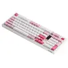Bild von Akko 5098B, Verkabelt & Kabellos, USB + RF Wireless + Bluetooth, Mechanischer Switch, QWERTY, RGB-LED, Weiß