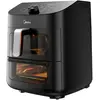 Bild von Midea MAD1100DADK, Heißluftfritteuse, 11 l, 230 °C, 90 min, Doppel, Schwarz