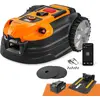 Bild von Lawnmaster OcuMow?18 m?hroboter ohne begrenzungskabel f ¹r bis zu 800©O 4ah Batterie Optische Navigation, Hindernisvermeidung, Automatische Ladestation, Verbotene-Zone-Funktion, WiFi & Bluetooth APP