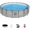 Bild von Steel Pro MAX Rahmenpool 549x122 Steinimitat 18FT BESTWAY 5in1 + Zubehör