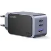 Bild von Ugreen Nexode Air 65W sieninis kroviklis, USB + 2x USB-C pilkos spalvos, Drinnen, AC, Grau