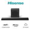 Bild von Hisense 3.1.2 CH Soundbar, 440 W, 3.1.2 Kanäle, 440 W, DTS:X, Dolby Atmos, 240 W, 20000 Hz, Kabellos