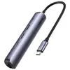 Bild von Ugreen 10919, Kabelgebunden, USB 3.2 Gen 1 (3.1 Gen 1) Type-C, 100 W, 10,100,1000 Mbit/s, Grau, Aluminium