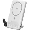 Bild von Iniu, Magnetische Qi2 Powerbank 5000mAh 15W mit Stand, Weiß