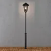 Bild von Konstsmide Benu Standleuchte schwarz lackiertes Aluminium, rauchfarbenes Acrylglas, Hand EU 437-750