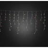 Bild von Konstsmide - LED Eisregen Lichtervorhang, mit bunten Globes, 200 bunte Dioden, 24V Außentrafo, transparentes Kabel ; 3672-503