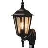 Bild von Konstsmide Firenze Bewegungsmelder schwarz lackiertes Aluminium, klares Glas 7236-750