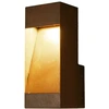 Bild von Konstsmide7359-970 Rho Wandleuchte | rostfarben | Outdoor | Anschluss 230 240 V | 8 W, 200 lm, 2700K | 12 x 12 x 28 cm | inkl. fix. Leuchtmittel