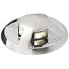 Bild von Konstsmide Bodeneinbauspot LED kappe 6er-Basis-Set Edelstahl, 3000K, 6x5lm, 6x2,16W, 12V/240V, Kunststoff chrom, 7467-000