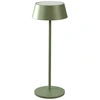 Bild von Konstsmide 7839-630 Menton USB-Tischleuchte | mintgrün | Indoor | Kabellos |2200K/2700K | 9 20 h Akkulaufzeit | 11 x 11 x 30 cm | inkl. Ladestation