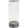 Bild von Konstsmide 7847-370 Edison L Tischleuchte/Laterne | dunkelgrau | Indoor/Outdoor | Kabellos | 0,7 W, 10 80 lm, 2700K | 13 x 13 x 32 cm