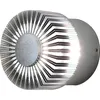 Bild von Konstsmide Monza LED Wandleuchte Sonne klein silber, 3000K, 160lm, 1x3W, 240V, Aluminium/Acrylglas, 7900-310
