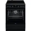 Bild von AEG CIB6490APB, Freistehender Herd, Schwarz, Drehregler, Berührung, Matte Black, Schwarz, Front / Top front
