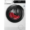 Bild von AEG Series 7000 LWR7316O4B, Frontlader, Freistehend, Weiß, Links, Schwarz, Tasten, Drehregler