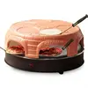 Bild von Emerio Pizzarette Original PO-115848.1   1500W   Pizzaofen für 6 Personen   Handgefertigte Terrakotta-Kuppel   Pizza Ofen   6 Backspachteln