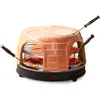 Bild von Emerio Pizzarette Original PO-116124.1   Pizzaofen für 8 Personen   Handgefertigte Terrakotta-Kuppel   1500W   Mini-Pizza