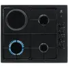 Bild von Electrolux EGL62821OB, Schwarz, Integriert, 58 cm, Kombi, Emailliert, 4 Zone(n)