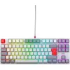 Bild von CHERRY K4V2 TKL, Kabelgebunden, USB, Mechanischer Switch, QWERTZ, RGB-LED, Grau, Hellgrau, Rot