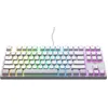 Bild von CHERRY K4V2 RGB Tenkeyless White edition, Mechanical gaming keyboard, German, Kabelgebunden, USB, Mechanischer Switch, QWERTZ, RGB-LED, Weiß