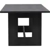 Bild von Venture Home Rechteckiger Esstisch Milly Schwarz