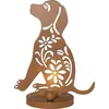 Bild von Star Trading Oxidog, Leichte Dekorationsfigur, Rostfarbe, IP44, 1 Glühbirne(n), LED, 0,06 W