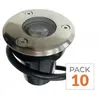 Bild von Außenleuchte, LED, einbaubar, IP65, 220V, Sol, 3W, 45° - Packung mit 10 Stück - Kaltweiß, 6000K - 8000K