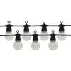Bild von LED Lichterkette 13M 20St 6W IP65 Einfarbig - Kabel Schwarz - Kaltweiß 6000K - 8000K