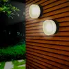 Bild von Wandleuchte Schwarz Rund LED IP65 12W - Neutralweiß 4000K - 5500K
