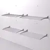 Bild von 4x Wand Wäscheständer, Wäscheständer für Wände, verschließbar Wäscheleine für drinnen und draußen in Aluminium und Stahl, Foxydry Fold 60 cm