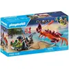 Bild von PLAYMOBIL Pirates, Pirat und Riesenkrabbe, 26 Teile, Schwenkbare Kanone, Inklusive Figur und Zubehör, 4+ Jahre