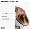 Bild von De'Longhi Capsule HFX30C18.IW Keramikheizer   Mobiler Heizlüfter mit 1.800 W, 2 Heizstufen, Anti-Frost-Funktion, für Räume bis 55 m³, Weiß