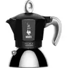 Bild von Bialetti Moka Induction, Mokka-Kanne, 0,4 l, Schwarz, Silber, Aluminium, 2 Tassen, Polypropylen (PP)