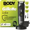 Bild von Gillette Labs i7 Body + Intimate Trimmer Herren, Schwarz/Grün Intimrasierer Mann