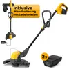 Bild von STIGA Akku Rasentrimmer inkl. 2x 20 V Akku & Wandhalterung mit Ladefunktion | Garten Trimmer | Freischneider | Motorsense | Teleskopstiel & Zusatzhand