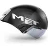 Bild von Met Codatronca Zeitfahrhelm Schwarz L Schwarz L