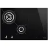 Bild von Smeg Classic PM3743D, Schwarz, Integriert, 75 cm, Kombi, Glas, 4 Zone(n)