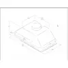 Bild von Elica PRF0142728 cooker hood Built-under Aluminium, White