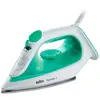 Bild von Braun TexStyle 1 SI 1040 GR, Dampfbügeleisen, Keramik-Bügelsohle, 1,9 m, 25 g/min, Grün, Weiß, 120 g/min