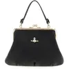Bild von Vivienne Westwood Handtasche aus Rindsleder in Schwarz
