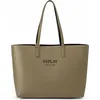 Bild von REPLAY Shopper Schultertasche Shoulder Bag Dusty Olive + Black olivgrün schwarz