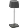 Bild von Zafferano OFELIA PRO MICRO LED-Tischleuchte Dunkelgrau wiederaufladbar und dimmbar