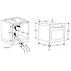 Bild von Candy Idea FIDC X100, Medium, Elektrischer Ofen, 70 l, 70 l, Integriert, Edelstahl